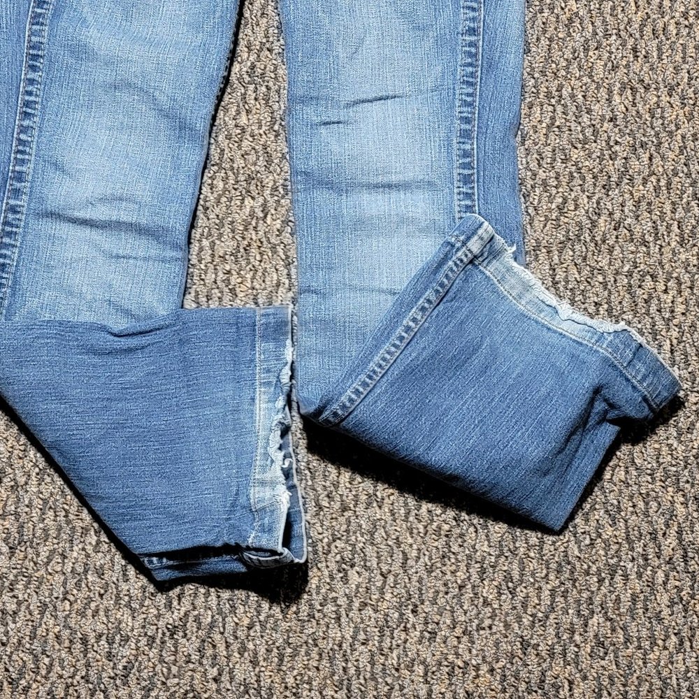 True Religion Horseshoe Pocket Sammy Jeans Size 27 Designer Denim Luxury Denim - Picture 6 of 16